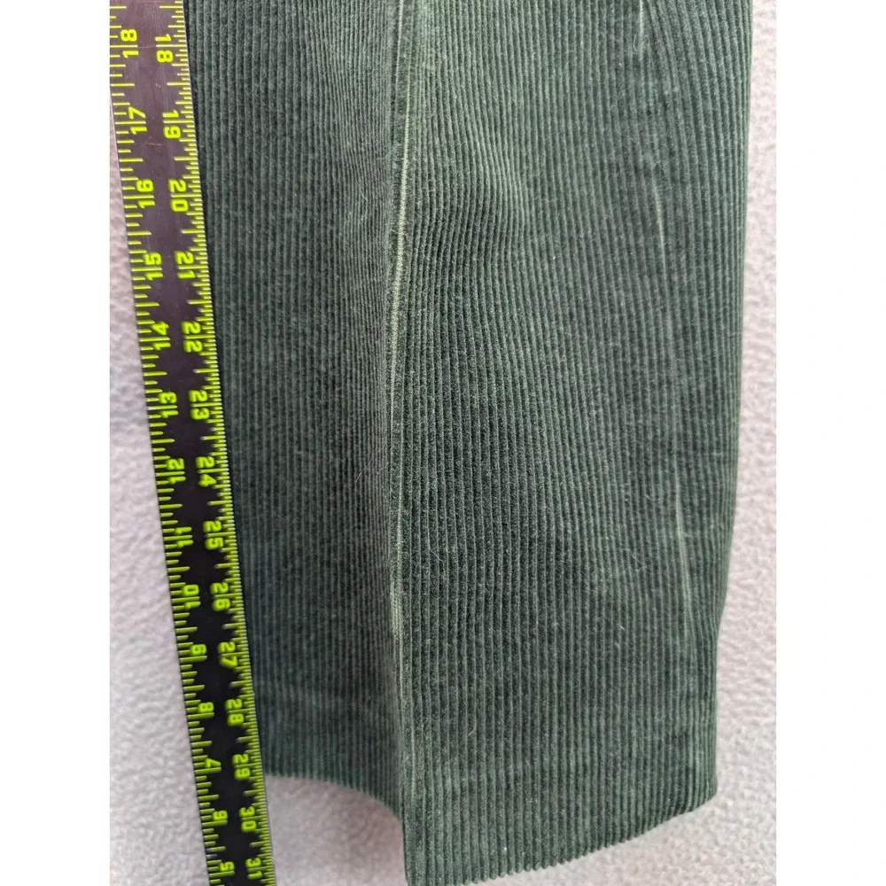 Vtg Orvis Corduroy Pants Men's Leather Trim Pockets Size 40 Straight Leg Cotton